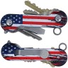 Ключница KeyBar Aluminum | American Flag