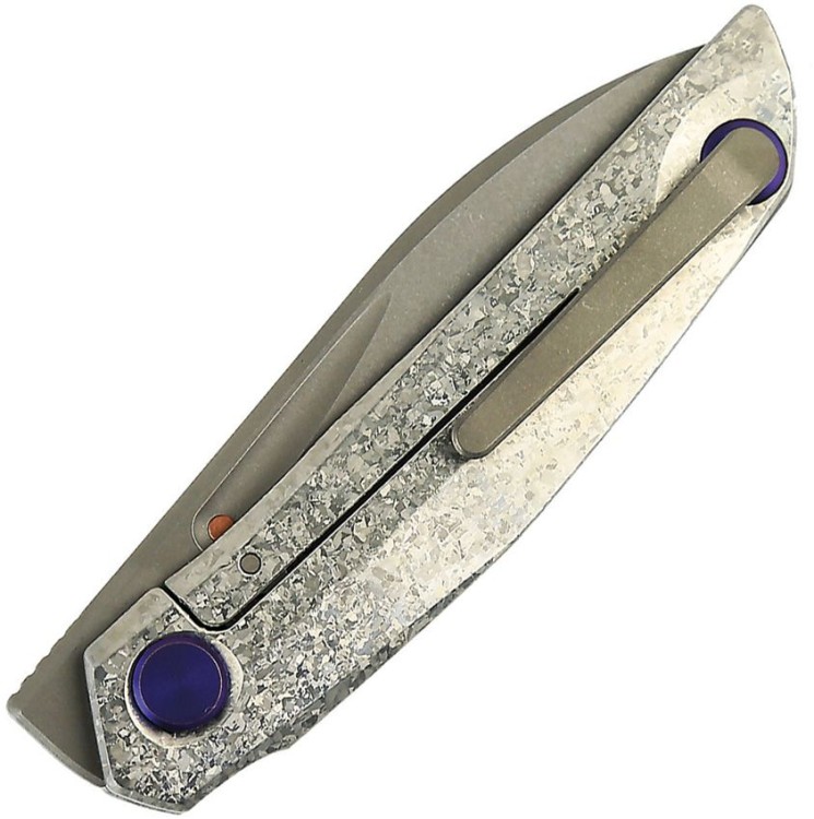 Складной нож Reate Knives VK Anub | Crystal Titanium