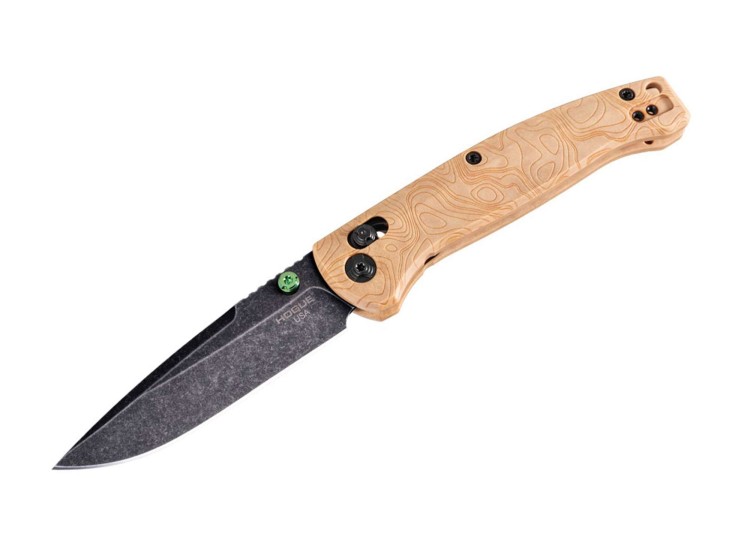 Cuchillo Cuchillo plegable | Navajas Hogue Mysto 3.4 | Wood Maple Valley Richli | MagnaCut