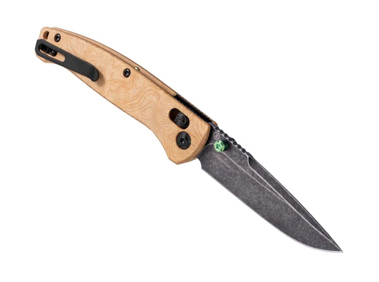 Cuchillo Cuchillo plegable | Navajas Hogue Mysto 3.4 | Wood Maple Valley Richli | MagnaCut