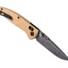 Cuchillo Cuchillo plegable | Navajas Hogue Mysto 3.4 | Wood Maple Valley Richli | MagnaCut
