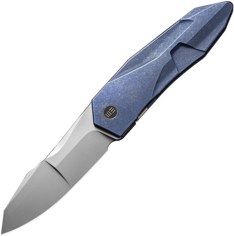 Taschenmesser We Knife Solid | CPM-20CV | Titanium Blue 