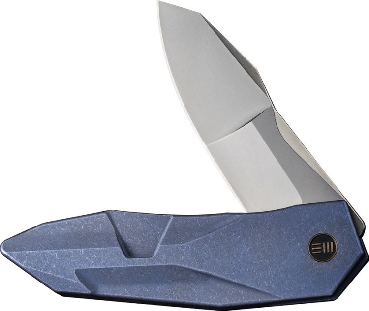 Taschenmesser We Knife Solid | CPM-20CV | Titanium Blue 