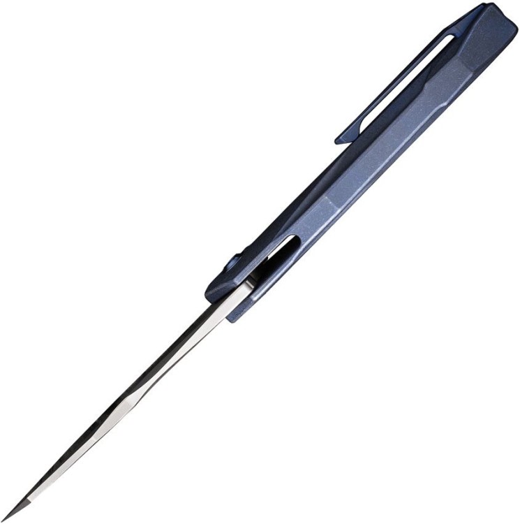 Taschenmesser We Knife Solid | CPM-20CV | Titanium Blue 