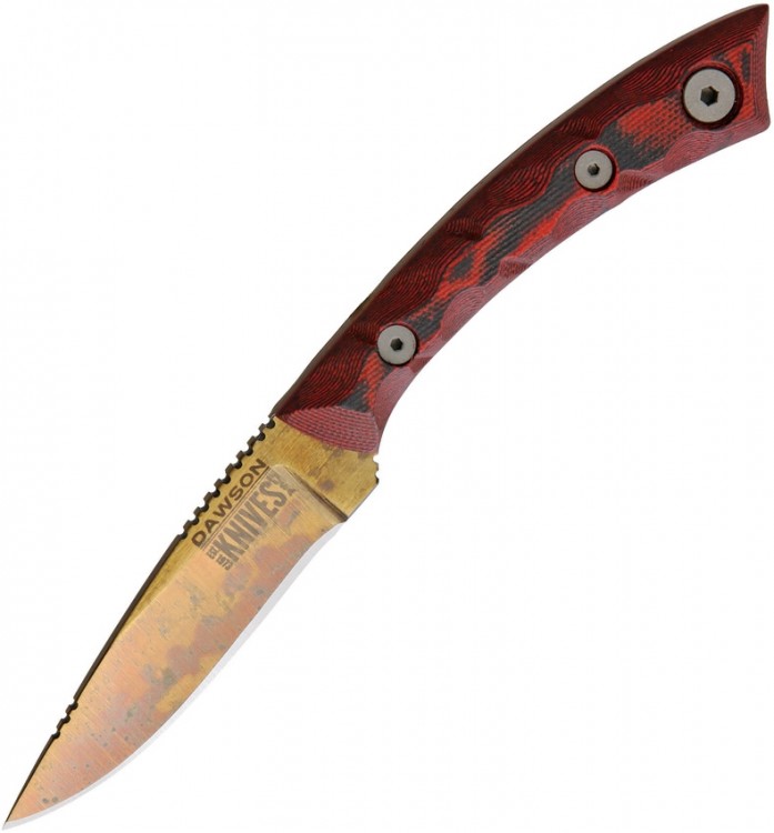 Dawson Knives Angler arizona copper красный