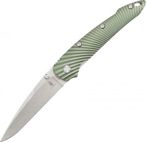 Kizer Cutlery Aluminium Linerlock folding knife green