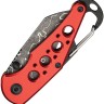 CIVIVI Pragma Aluminum Red Damascus