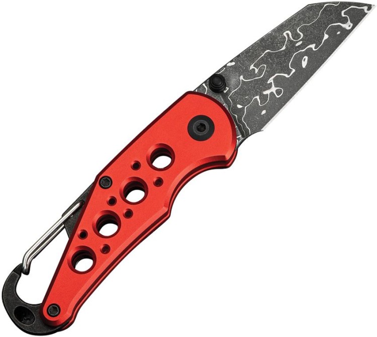 Taschenmesser CIVIVI Pragma Aluminum Red Damascus Taschenmesser CIVIVI Pragma Aluminum Red Damascus