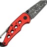 CIVIVI Pragma Aluminum Red Damascus