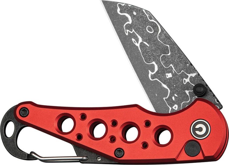 Taschenmesser CIVIVI Pragma Aluminum Red Damascus Taschenmesser CIVIVI Pragma Aluminum Red Damascus