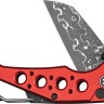 CIVIVI Pragma Aluminum Red Damascus