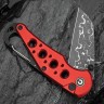 CIVIVI Pragma Aluminum Red Damascus