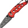 CIVIVI Pragma Aluminum Red Damascus