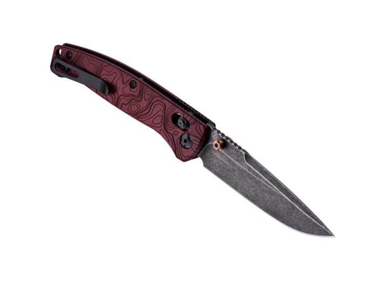 Cuchillo Cuchillo plegable | Navajas Hogue Mysto 3.4 Fire Redstone Richlite | MagnaCut