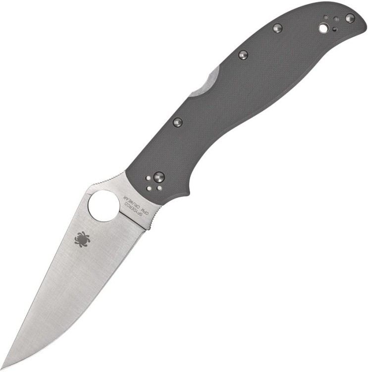 Складной нож Spyderco Stretch 2 XL Gray G10 | CPM CruWear