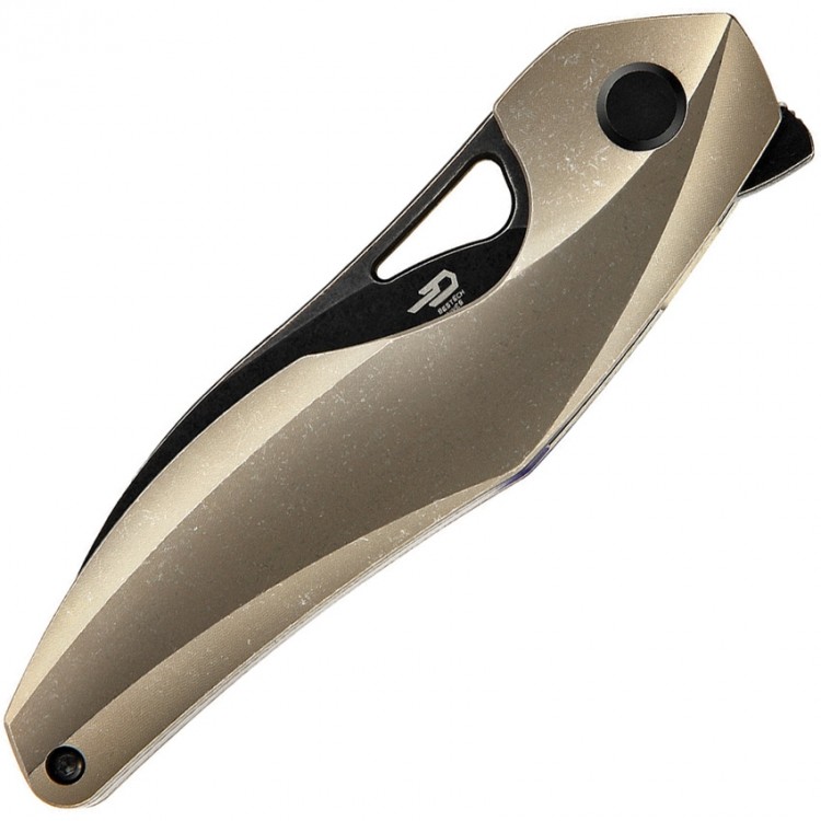 Bestech The Reticulan by Elijah Isham CPM S35VN black stonewash Bronze Bestech The Reticulan by Elijah Isham CPM S35VN black stonewash Bronze