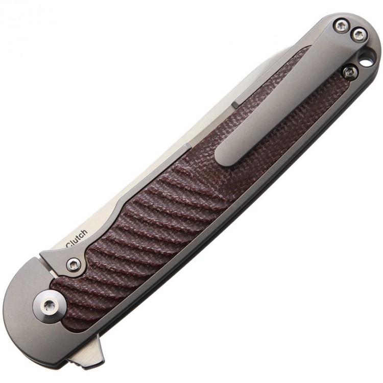 Cuchillo Kizer Cutlery Clutch Framelock Micarta folding knife