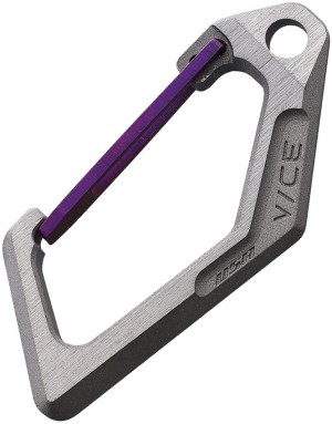 Карабин KeyBar KeyVice | Carabiner Purple | Titaniun