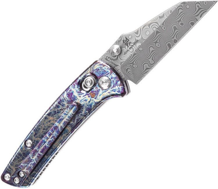 Cuchillo Cuchillo plegable | Navajas Kansept Knives | Little Main Street | Damascus