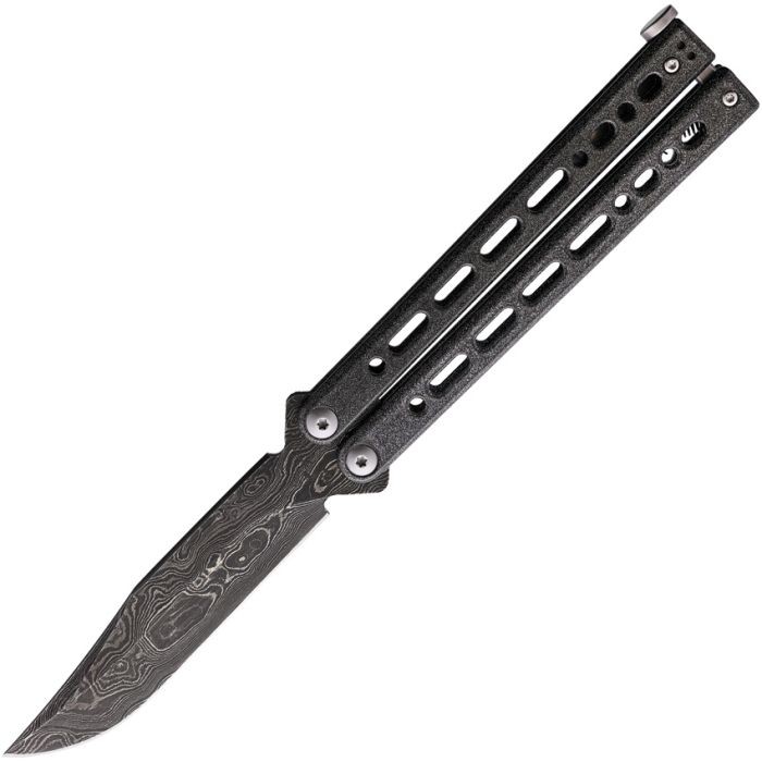 Bear Ops Bear Song VIII Galaxy Damascus butterfly knife