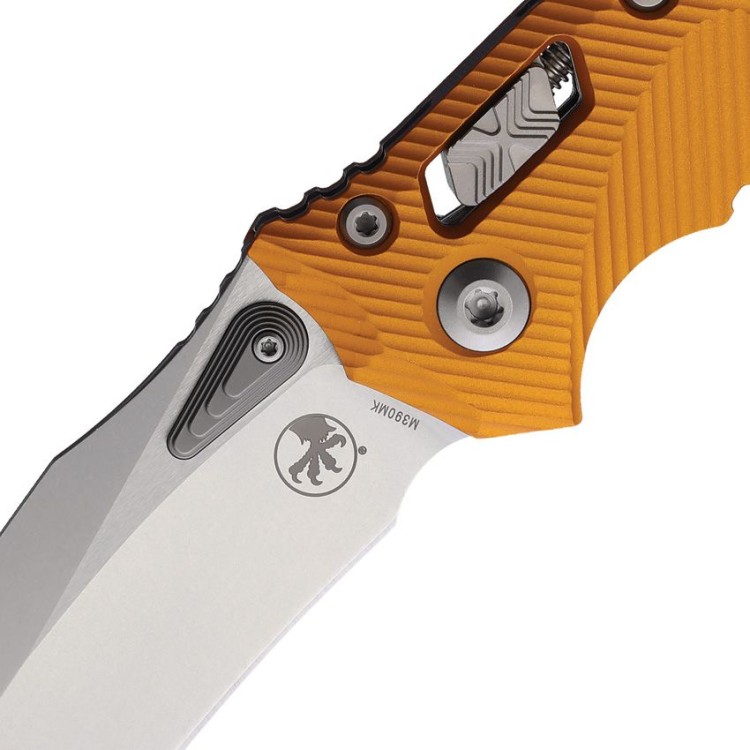 Cuchillo Cuchillo plegable | Navajas Microtech Amphibian | S/E Orange | M390MK