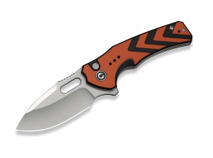 CIVIVI Vexron 14C28N | Milled Orange & Black G10