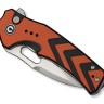 CIVIVI Vexron 14C28N | Milled Orange & Black G10