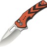 Складной нож CIVIVI Vexron 14C28N | Milled Orange & Black G10