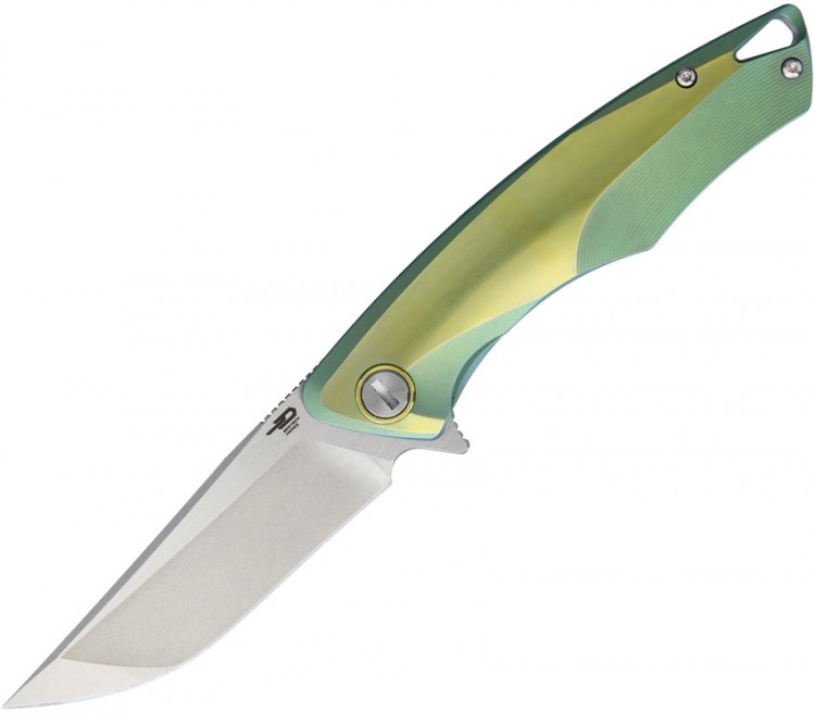 Складной нож Bestech Dolphin  green/gold T1707D