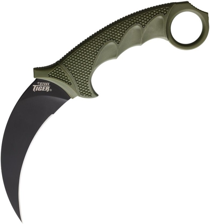 Feststehendes Messer Cold Steel Steel Tiger Karambit OD
