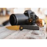 Taschenmesser SOG Terminus SJ LTE | Carbon / Gold 