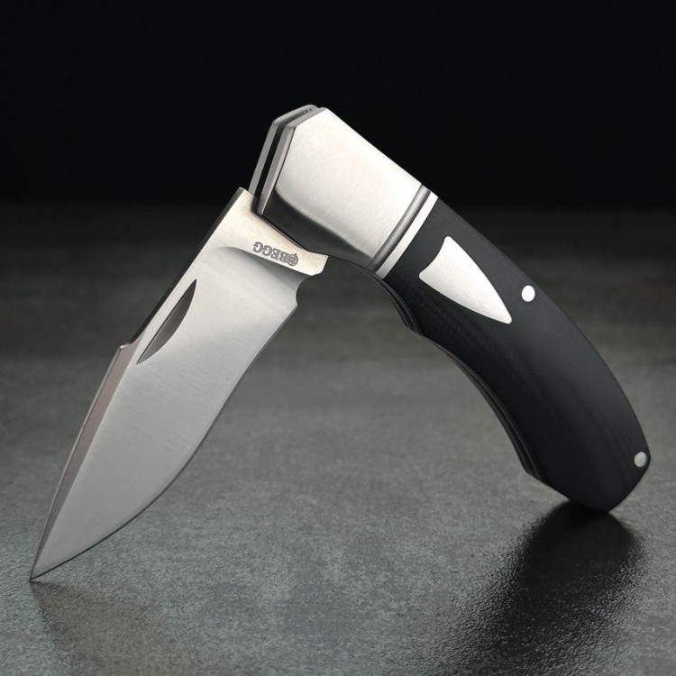 Cuchillo Cuchillo plegable | Navajas Begg Knives Recurve | Slip Joint | Black G10 Cuchillo Cuchillo plegable | Navajas Begg Knives Recurve | Slip Joint | Black G10