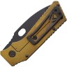 Cuchillo Cuchillo plegable | Navajas Medford TFF-1| S45VN | Bronze