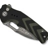 CIVIVI Vexron Damascus | Milled Black & Green G10