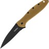 Cuchillo Cuchillo plegable | Navajas Kershaw Leek | Gold/Black 