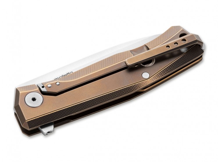Cuchillo Cuchillo plegable Lionsteel MYTO Titanium bronze MT01BR Cuchillo Cuchillo plegable Lionsteel MYTO Titanium bronze MT01BR