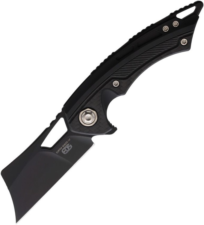 Taschenmesser EOS Mini Nautilus | Black Titanium | CPM S90V