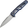 We Knife Dressytak | M390 | Titanium Blue