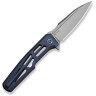 We Knife Dressytak | M390 | Titanium Blue