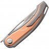 Kizer Cutlery Apus Framelock Copper folding knife