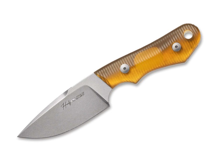 Feststehendes Messer Viper Handy Ultem Amber