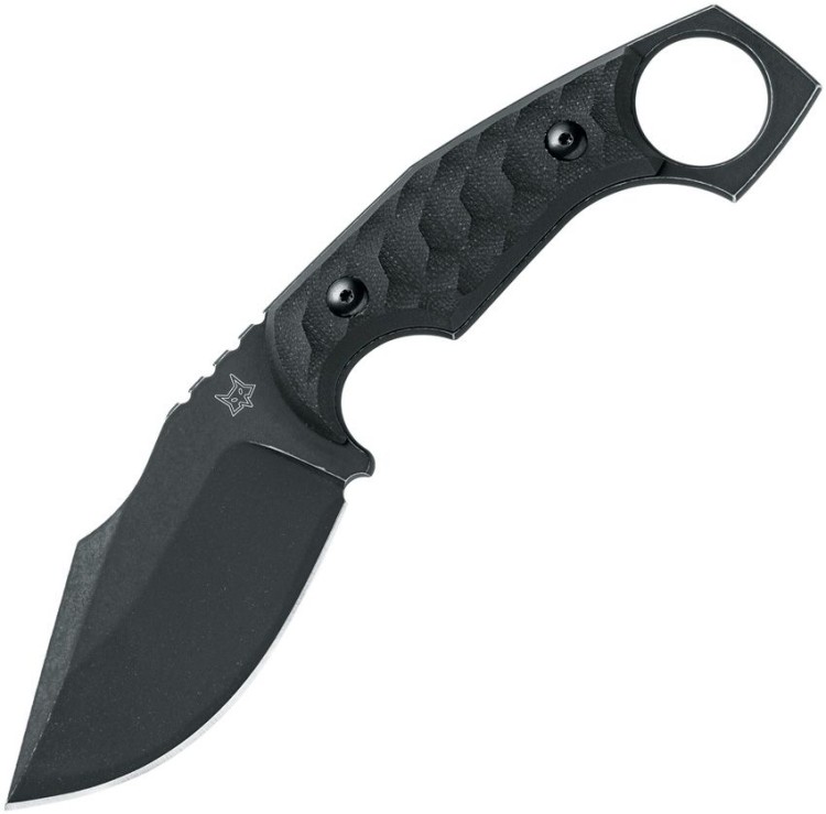 Feststehendes Messer Fox Knives Monkey Thumper, Black
