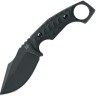 Feststehendes Messer Fox Knives Monkey Thumper, Black