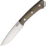 Cuchillo Cuchillo | Navajas Bark River Fox River | Green Canvas Micarta