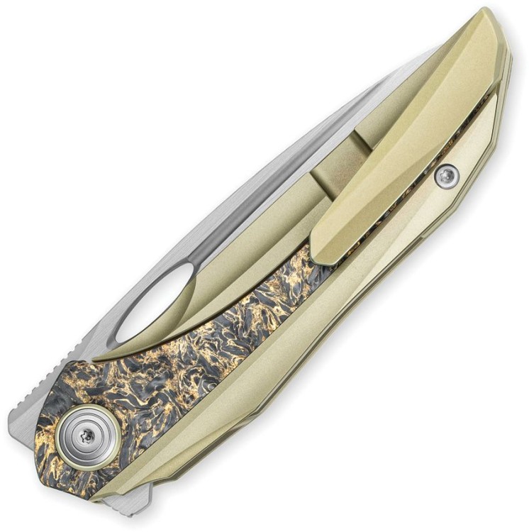 Складной нож BESTECH SENU BT2601C | Titanium | S90V Blade 