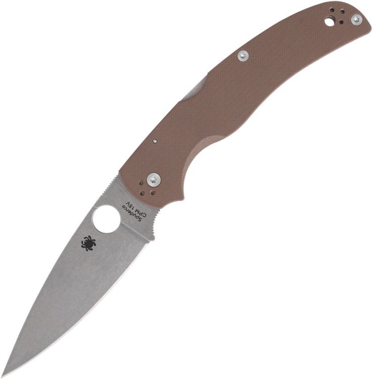 Taschenmesser Spyderco Native Chief | 15V | Brown G10 | Sprint Run
