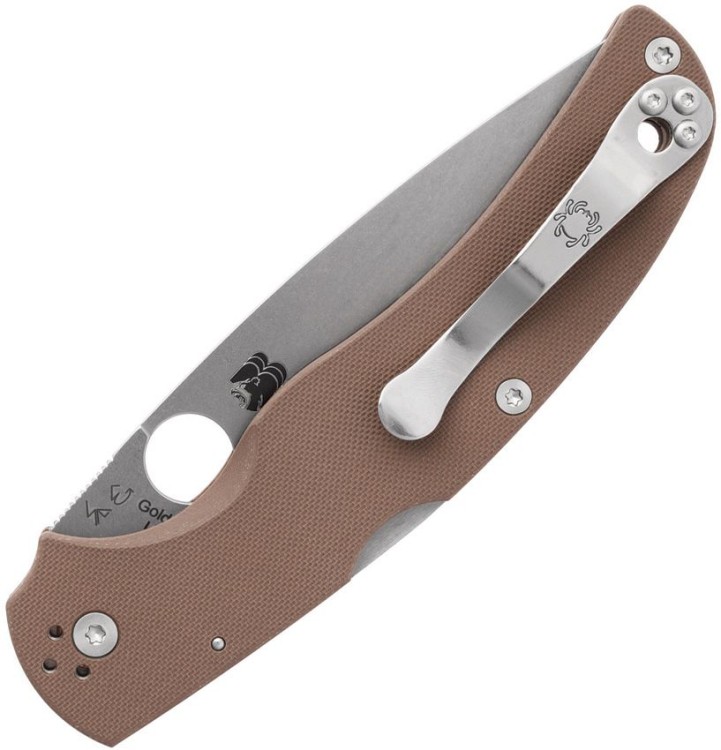 Taschenmesser Spyderco Native Chief | 15V | Brown G10 | Sprint Run