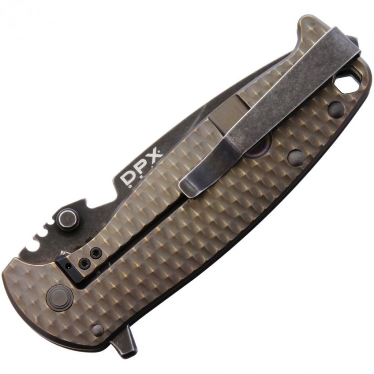 DPx HEST F Framelock folding knife, bronze DPx HEST F Framelock folding knife, bronze