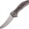 Складной нож We Knife Synergy2 Trailing Point  carbon fiber 912CF-A