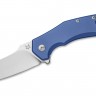 Fox Italico folding knife, anodized blue ti FX-540TIBL